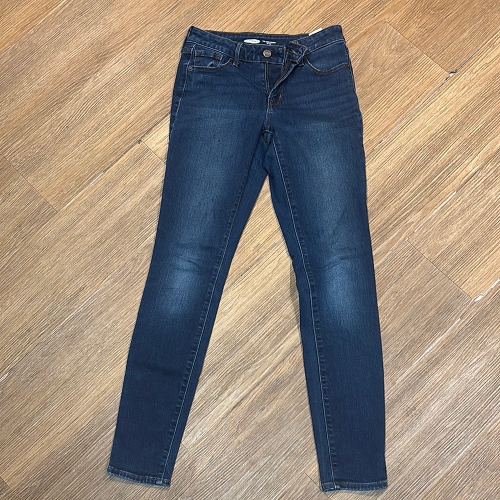 Old Navy Women's Dark Blue Skinny Jeans